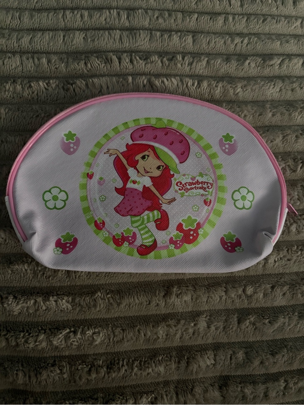 Strawberry Shortcake Pink Character Cosmetic Pouch